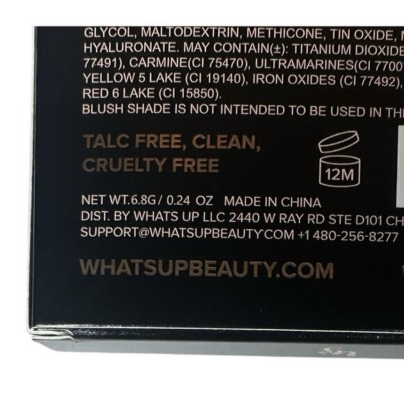 WHATS UP BEAUTY Flirtique Eye & Cheek Palette Deluxe Sample Travel Compact $28 - Picture 7 of 8